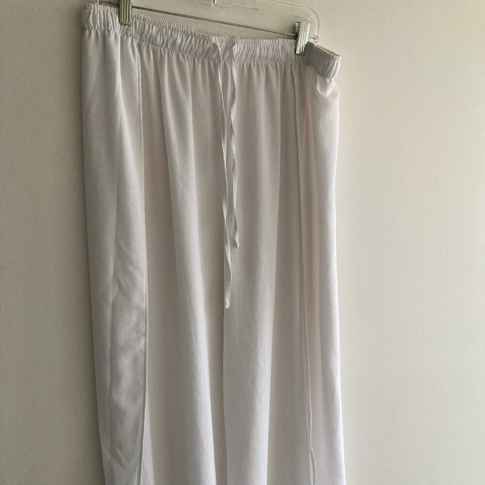 Freshwater White Open Pants Resort Beach